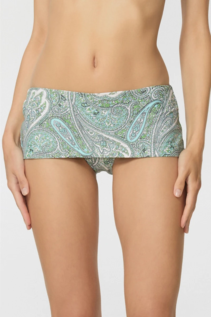 AFRM Melaga Micro Skirt Bikini Bottoms