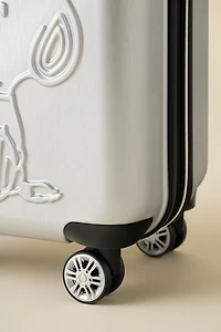 FŪL Peanuts Snoopy & Woodstock Hard Shell Rolling Luggage