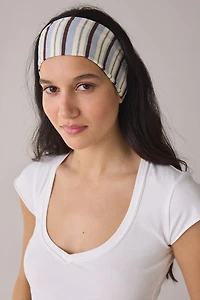 Luna Striped Wide Headband