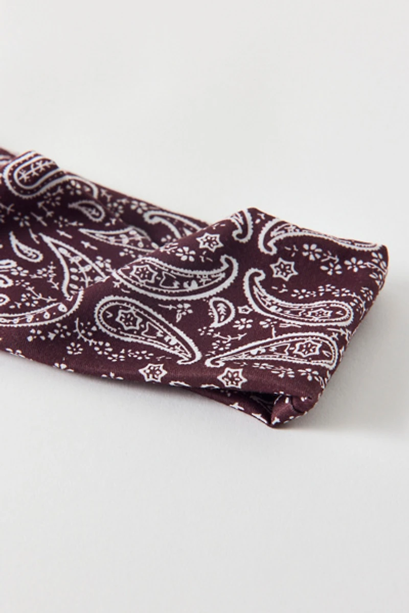 Bandana Print Wide Headband