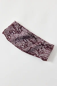 Bandana Print Wide Headband