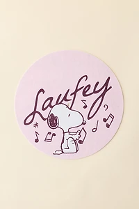 Laufey X Peanuts UO Exclusive Snoopy Turntable Slipmat