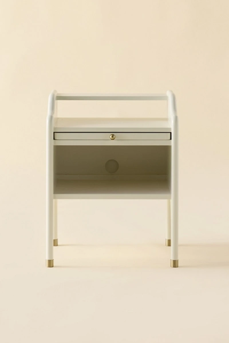 Doe Pull-Out Tray Storage Nightstand