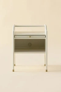 Doe Pull-Out Tray Storage Nightstand