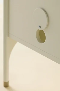 Doe Pull-Out Tray Storage Nightstand