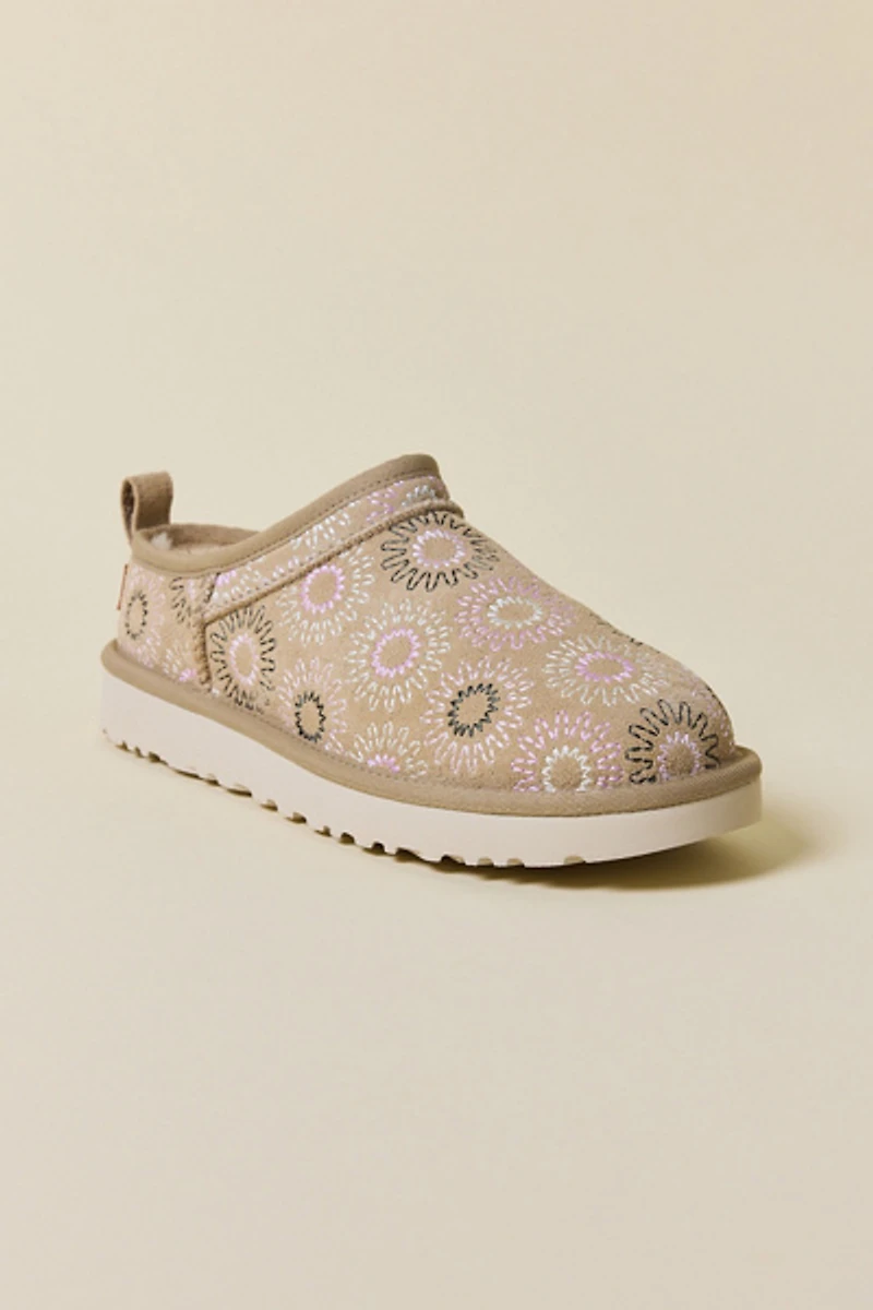 UGG Women's Classic Micro Mini Sun Stitch Boots