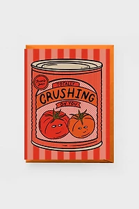Boss Dotty Crushed Tomato Love Card