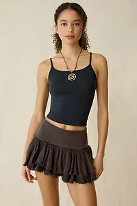 Kimchi Blue Robin Foldover Tiered Ruffle Mini Skort