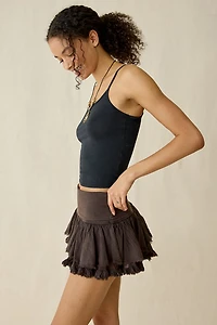 Kimchi Blue Robin Foldover Tiered Ruffle Mini Skort