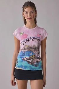 BDG Mallorca Graphic Spill The Tee