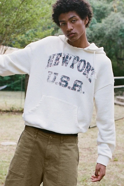 Standard Cloth Graphic Print Notch Neck Hoodie Sweatshirt