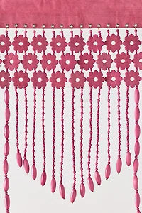 Daisy Beaded Window Valance