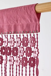 Daisy Beaded Window Valance
