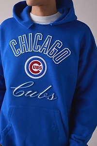 Pro Standard UO Exclusive MLB Team Logo Notched Collar Hoodie Sweatshirt