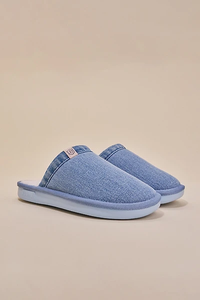 Parke & Brunch Women's Essential Vintage Denim Slippers