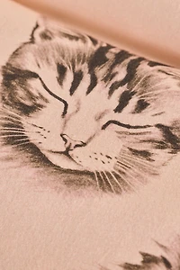 Cat Lady Printed Reversible Soft Tee Jersey Duvet Cover