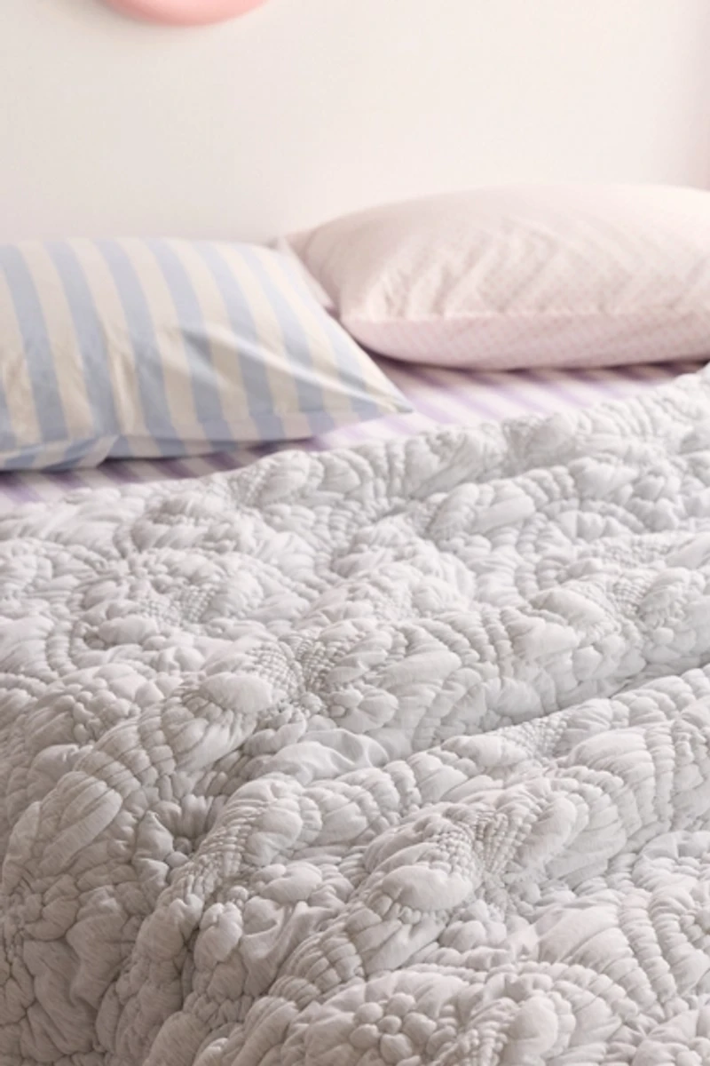 Nessa Butterfly Stitched Soft Tee Jersey Quilt
