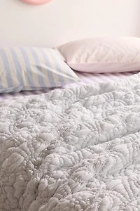 Nessa Butterfly Stitched Soft Tee Jersey Quilt
