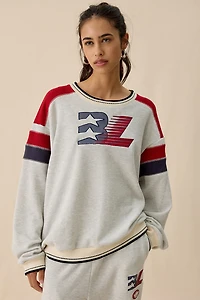 Boys Lie Champs Colorblock Thermal Crewneck Pullover
