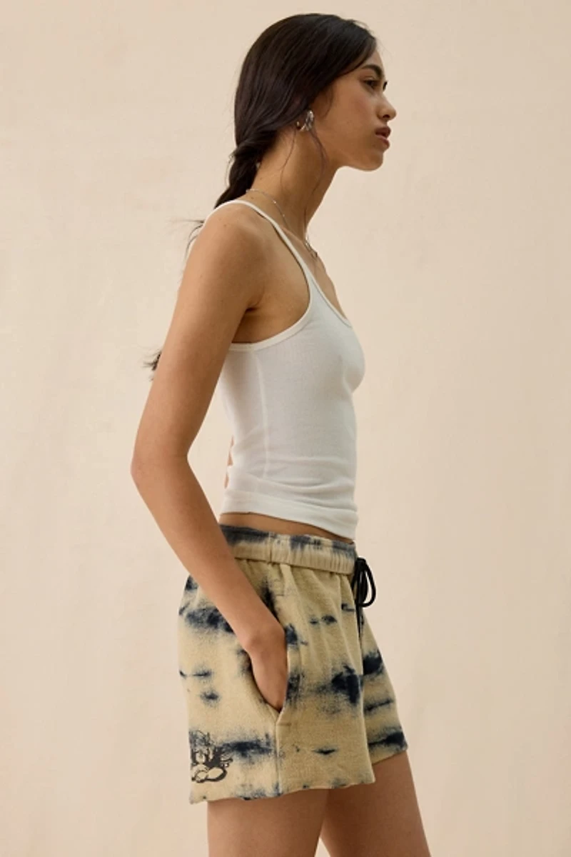Boys Lie Cowboys Tie-Dye Brushed Sweat Shorts