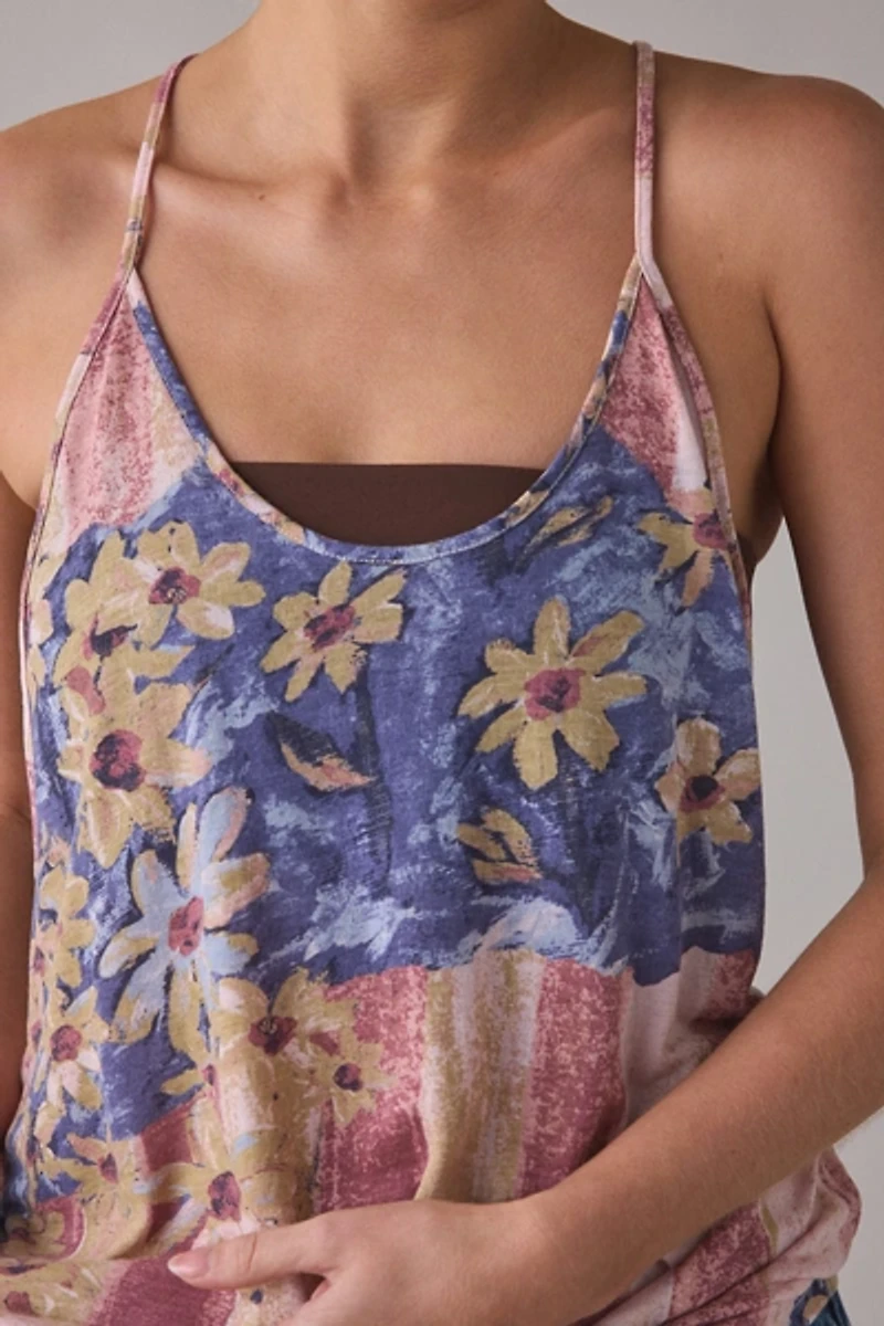 BDG Bowery Graphic Jersey Knit Relaxed String Tank Top