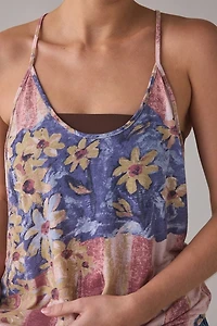 BDG Bowery Graphic Jersey Knit Relaxed String Tank Top