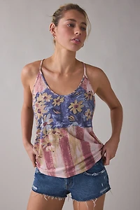BDG Bowery Graphic Jersey Knit Relaxed String Tank Top