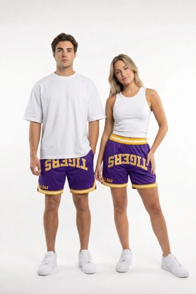 Upside LSU Tigers Varsity Mesh Shorts