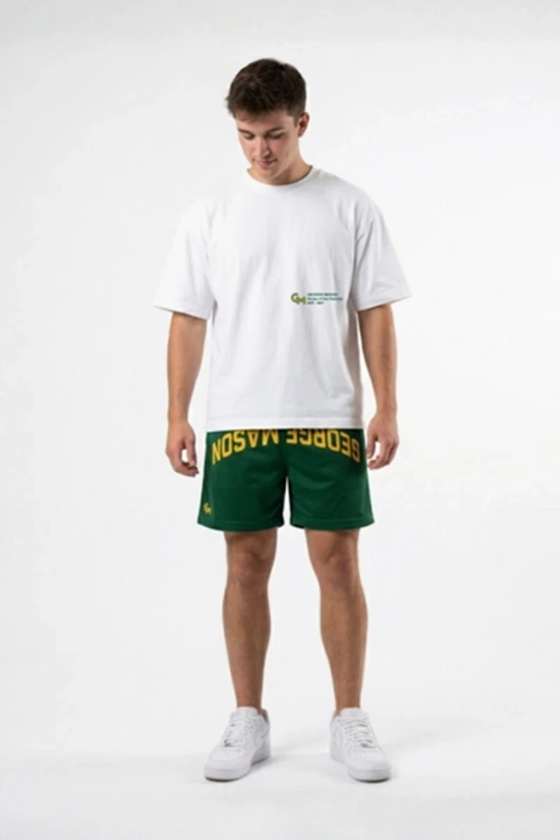 Upside George Mason Patriots Mesh Shorts