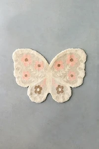 Butterfly Shaped Knitted Rug