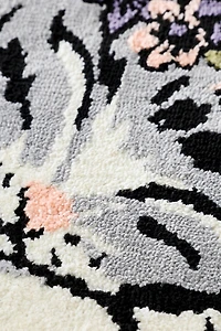 Cat Shaped Knitted Rug