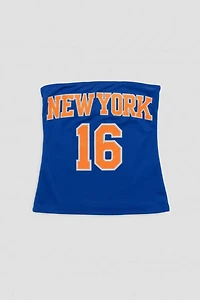 Frankie Collective Rework New York Knicks Tube Top