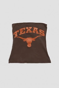 Frankie Collective Rework Texas Longhorns Tube Top