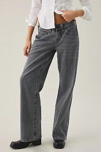 BDG Kayla Jacquard Stripe Low-Rise Jeans