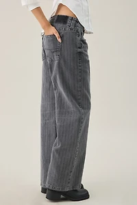 BDG Kayla Jacquard Stripe Low-Rise Jeans