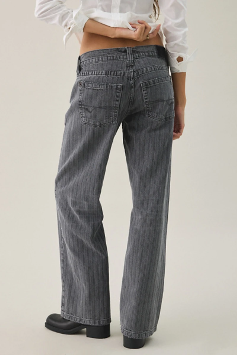 BDG Kayla Jacquard Stripe Low-Rise Jeans