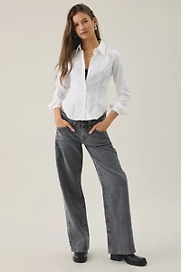 BDG Kayla Jacquard Stripe Low-Rise Jeans