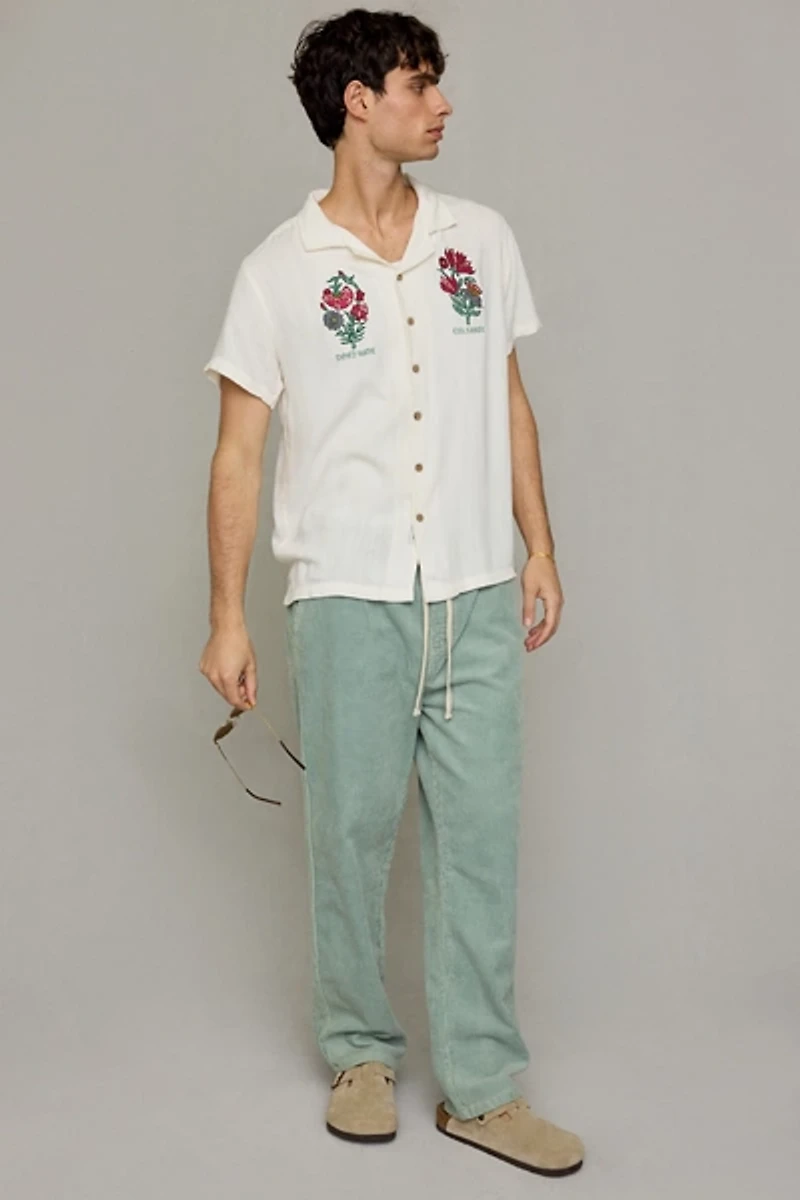 The Critical Slide Society Cultivate Embroidered Short Sleeve Shirt