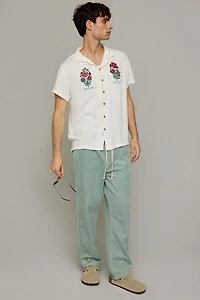 The Critical Slide Society Cultivate Embroidered Short Sleeve Shirt