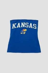 Frankie Collective Rework Kansas Jayhawks Basketball Tube Top