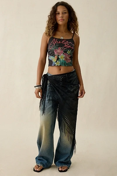 Lace Fringe Sarong