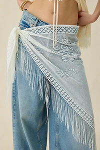 Lace Fringe Sarong