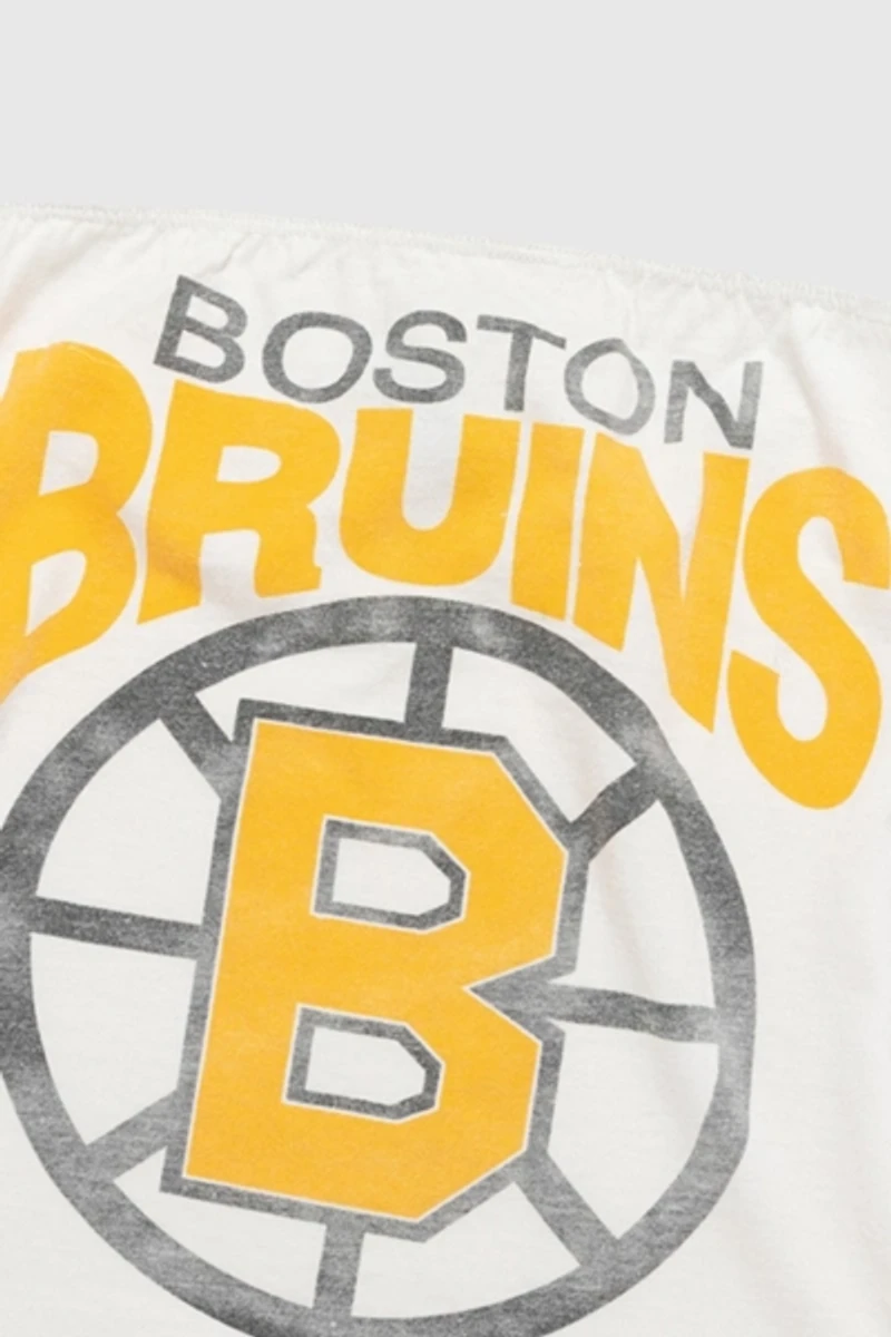 Frankie Collective Rework Boston Bruins Basketball Tube Top