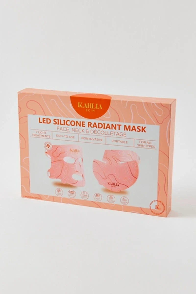 Kahlia Skin Face, Neck & Décolletage LED Silicone Radiant Mask