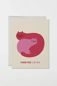 Red Cap Furever Lover Greeting Card