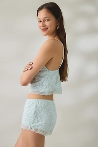 Out From Under Luna Lace Cami & Shorts 2-Piece Set