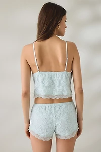 Out From Under Luna Lace Cami & Shorts 2-Piece Set