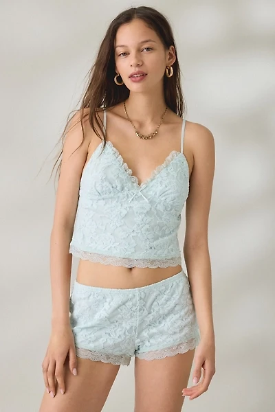 Out From Under Luna Lace Cami & Shorts 2-Piece Set