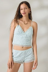 Out From Under Luna Lace Cami & Shorts 2-Piece Set