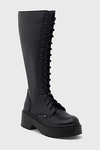 ROC Tulsa Leather Knee High Wide Calf Boot